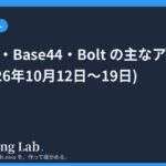 Lovable・Base44・Bolt の主なアップデート(2026年10月12日〜19日)